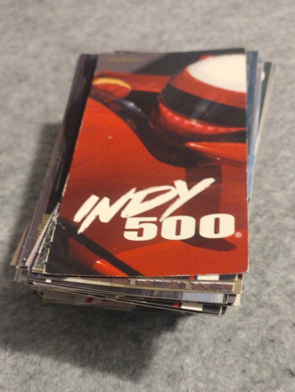 Red Racing Collectible Cards Pack Indy 500 Skybox 1995  Full Set 108 Cards